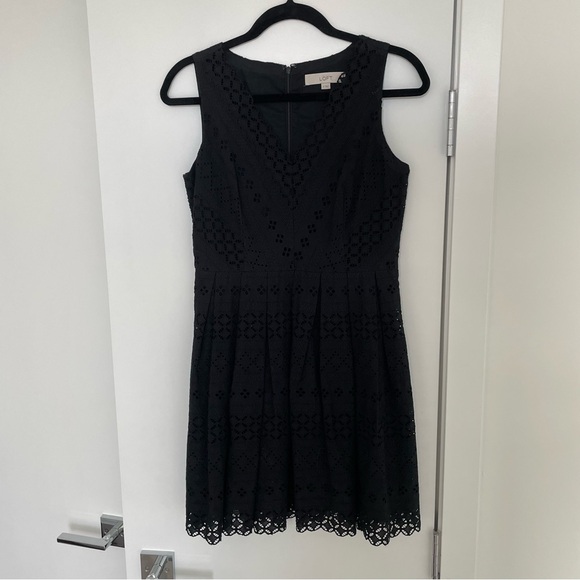 Loft Black Mini Dress - Picture 1 of 5